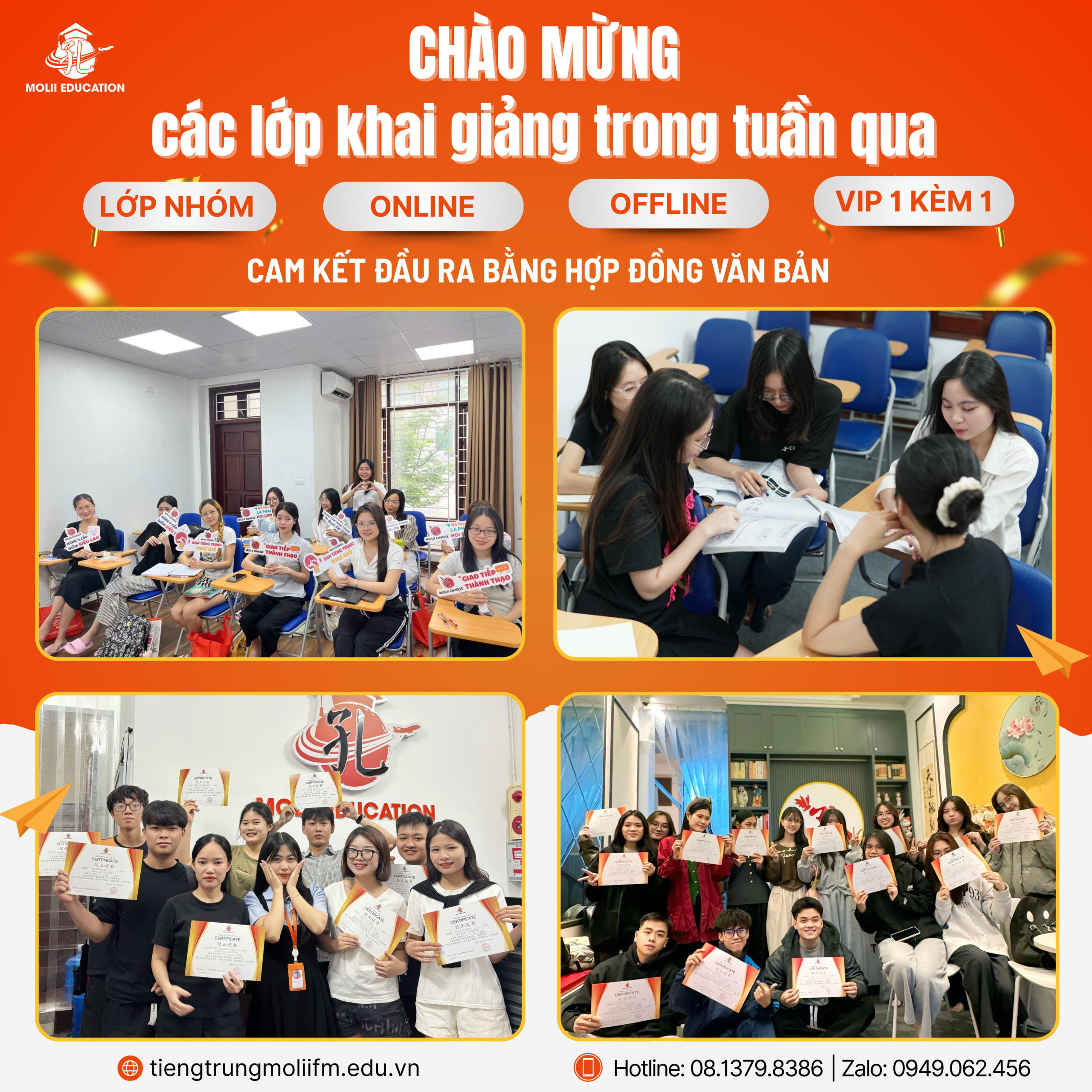 Molii FM được đông đảo học viên lựa chọn